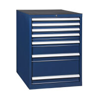 Werkzeugschrank, Schubladenschrank 7 Schubladen, blau