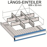 Längs-Einteiler für 609 x 50mm